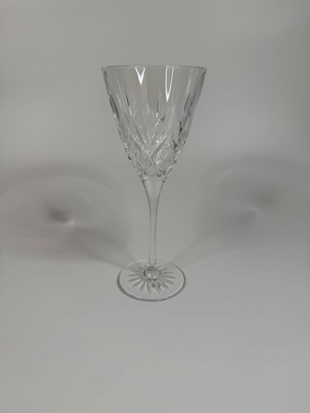Vintage Princess House Royal Highlights Lead Crystal Wine Glass, 7.5"